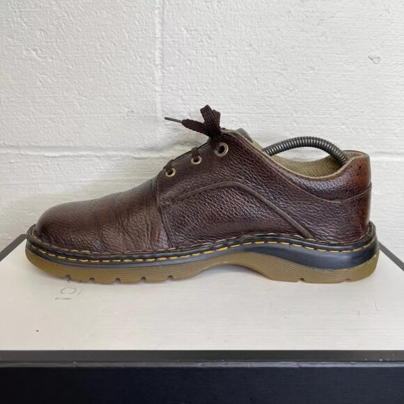 Dr. Martens 11194 Brown Pebble Leather Oxford Dress Shoes Lace up Mens Size 9 US main image 8